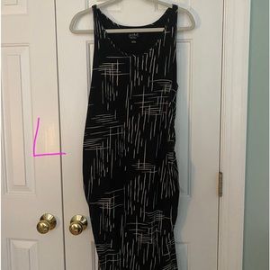 Size large, black dress
